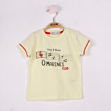 Toontoy Erkek Bebek Marines Baskılı T-Shirt