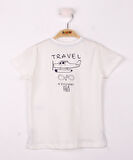 Toontoy Erkek Çocuk Cep Üstü Çapa Nakışlı T-Shirt