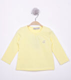 Toontoy Kız Bebek Göğsü Nakışlı T-Shirt