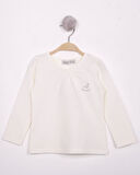 Toontoy Kız Çocuk Göğsü Princess Nakışlı T-Shirt