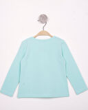 Toontoy Kız Çocuk Göğsü Princess Nakışlı T-Shirt