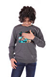Toontoy Erkek Çocuk Kamuflaj Pullu Sweatshirt