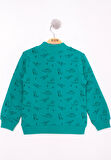 Toontoy Erkek Çocuk Dinazor Baskılı Sweatshirt