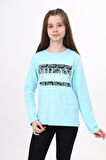 Toontoy Kız Çocuk Milan Baskılı Sweatshirt