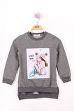 Toontoy Kız Çocuk Anne Kız Baskılı Sweatshirt