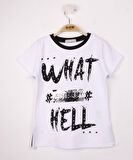 Toontoy Kız Çocuk Pullu İnci Detaylı T-Shirt