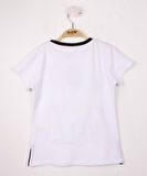 Toontoy Kız Çocuk Pullu İnci Detaylı T-Shirt