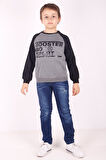 Toontoy Erkek Çocuk Reglan Kol Detaylı Cepli Sweatshirt