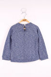 Toontoy Kız Çocuk Çanta Nakışlı Sweatshirt