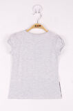 Toontoy Kız Çocuk Pul İşemeli Baskılı T-Shirt