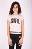 Toontoy Kız Çocuk Baskılı T-Shirt