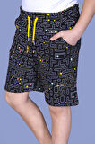 Toontoy Erkek Çocuk Pac-Man Baskılı Şort
