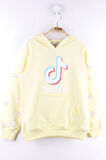 Toontoy Kız Çocuk Cepli Kapüşonlu Sweatshirt