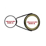PORSELEN HALKA GOLD PASLANMAZ - 10.00MM