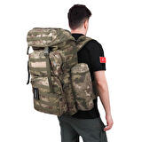 Avcı Market 90 lt Su Geçirmez Outdoor Sırt Çantası Kamuflaj