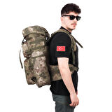 Avcı Market 90 lt Su Geçirmez Outdoor Sırt Çantası Kamuflaj