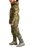 Softshell Soğuk İklim Kamuflaj Mont Pantolon Takım