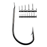 İğnesan 505 Serisi Black Nikel Olta İğnesi 1000li Paket - NO-2-0