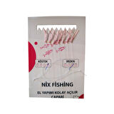 Pembe Glowlu Gece Çaparisi Nix Fishing El Yapımı Kolay Açılır