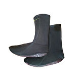 3mm Neopren Kaydırmaz Tabanlı Siyah Dalış Çorabı - 38-39