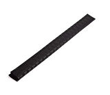 25mm Olta Kamışı Koruyucu Kaydırmaz Makaron Shrink 100cm - SİYAH
