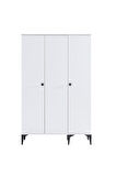Gardırop, White 3 Kapaklı Dolap