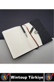 #Defter Dekoratif Okul Ofis Günlük Not Ajanda Hatıra Anı Tutma Eş Sevgili Anneler Babalar Öğretmenler Günü Çok Şık Mıknatıslı Kutu Hediyelik Çantalı Siyah Deri Defter Tükenmez Kalem Premium Set