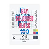 Bayındır Çizgili Klasör Yedeği A4 100 Yaprak 4 Renk