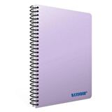 BAYINDIR KARELİ 20X28 CM 120 YAPRAK PASTEL RENK SPİRALLİ SERT KAPAK DEFTER