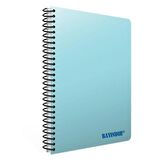 BAYINDIR ÇİZGİLİ 20X28 CM 120 YAPRAK PASTEL RENK SPİRALLİ SERT KAPAK DEFTER