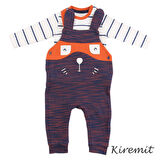Tongs Baby Wanted Salopet Takım - Kiremit