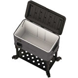 IcePeak Patio 70 Tekerlekli Raflı Buzluk 65.8 Litre