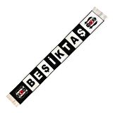 Beşiktaş Orijinal Dokuma Atkı Siyah Beyaz