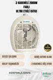 Premium Ürün Ultra Sessiz Masa Üstü Soğuk Sıcak 3 Kademeli 2000 W Fanlı Yüksek  Isıtıcı Uyumlu