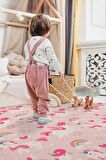 Unicorns 150x150 cm Oyun Matı Bebek ve Çocuk Halısı