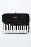 Piano Easy Case 13 inç Laptop Çantası Notebook Kılıfı