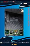 Skoda Fabia 1997-2007 için 5,5D Carbon Style Havuzlu Paspas - TPE Malzeme