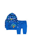 Erkek Bebek Mavi 2'li Bebe Takım 2682