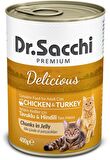 Dr.Sacchi Tavuklu ve Hindili Kedi Konserversi 400 Gr