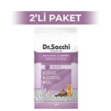 Dr.Sacchi Süper Emici Lavantalı Topaklanan Bentonit Doğal Kedi Kumu 10 lt 2 Adet