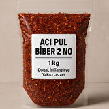 Acı Pul Biber 2 No – 1 kg | Doğal, İri Taneli ve Yakıcı Lezzet