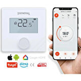 General Mıtra 25 Smart Kablosuz Wi-Fi Kontrollü Akıllı Oda Termostatı