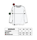 Toontoy Kız Çocuk Kanguru Cepli Baskılı Sweatshirt