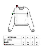 Toontoy Kız Çocuk  Kanguru Cepli Baskılı Sweatshirt