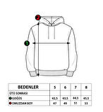 Toontoy Kız Çocuk  Kapüşonlu Garni Detaylı Baskılı Sweatshirt