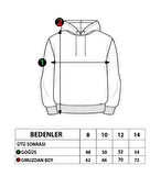 Toontoy Kız Çocuk Kapüşonlu Kanguru Cepli Baskılı Sweatshirt