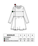 Toontoy Kız Çocuk Çizgili Elbise