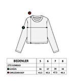 Toontoy Kız Çocuk Baskılı Kol Ucu Lastikli Tişört