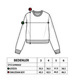 Toontoy Kız Çocuk Blok Kesikli Sweatshirt