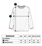 Toontoy Kız Çocuk Balıkçı Yaka İçi Pamuklu Sweatshirt